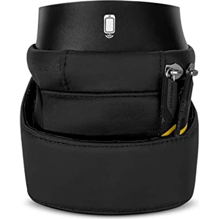 Wozinsky WBB25BK Fahrradtasche, rahmenmontierte, wasserdichte Tasche für Fahrräder, 2L, schwarz, mit Handyhalterung und Kopfhöreranschluss – Bild 5