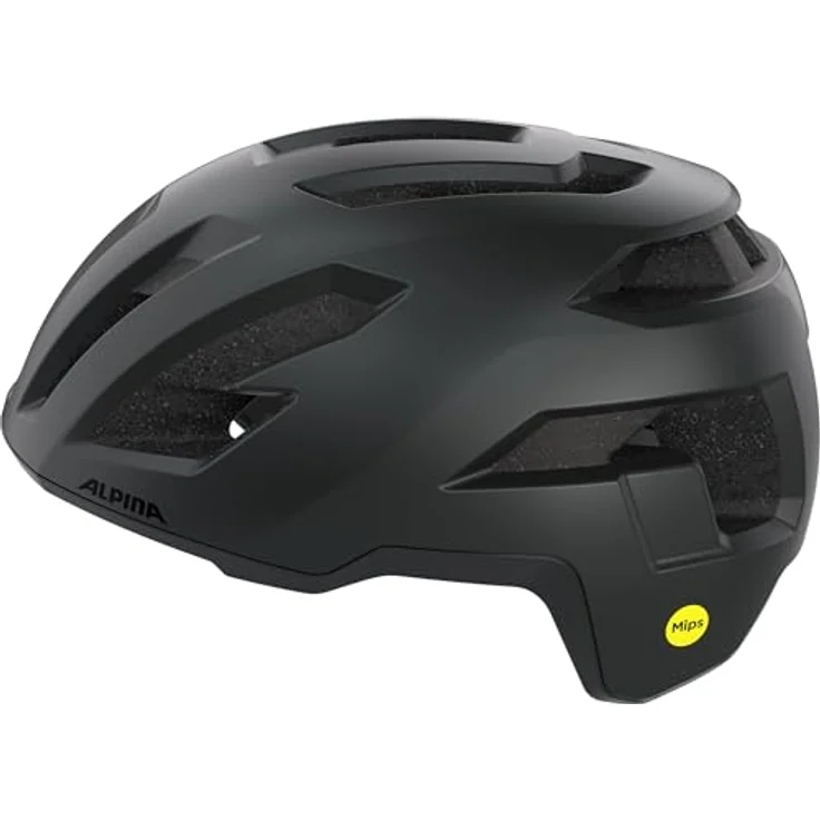 Alpina Taunus Gravel Mips Helm, Fahrradhelm mit leichtem Design, schwarz matt, für optimale Sicherheit und Belüftung – Bild 7