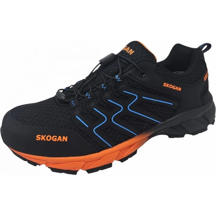 Skogen SKO Runner Wanderschuh, Herren Schuhe in black orange – Bild 1