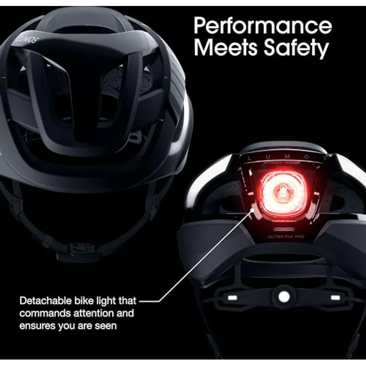 Lumos Ultra Fly Pro, Velohelm (54 - 61 cm) mit MIPS, Firefly LED Licht und 14 Belüftungsöffnungen – Bild 5