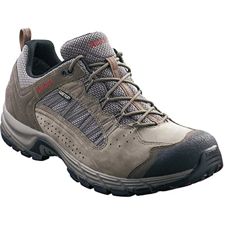 Meindl Herren Journey Pro GTX, Wanderschuhe mit GORE-TEX®, schilf/rot, Größe 44 – Bild 2