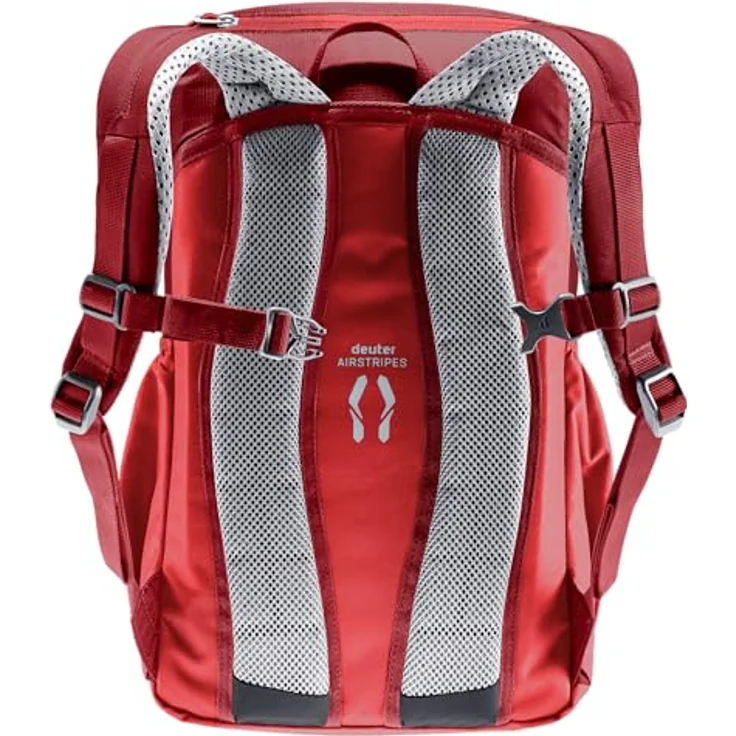 deuter Junior Kinderrucksack (18 L), Wanderrucksack mit Airstripes-Rückensystem, reflektierenden Elementen und Reißverschluss-Deckelfach, blau – Bild 4