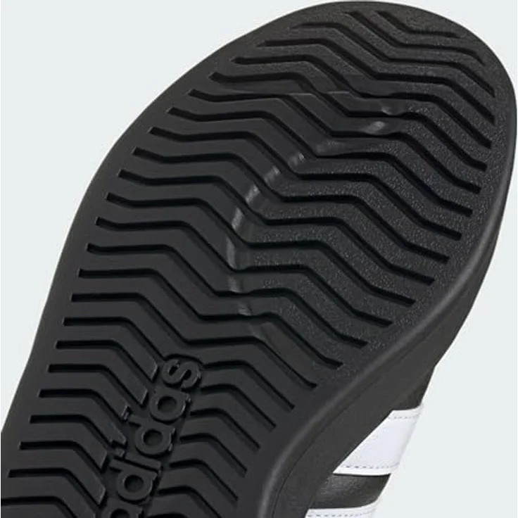 adidas Herren Streettalk Shoes, Synthetik-Obermaterial, regulär geschnitten, Core Black/FTWR White/Matte Gold, 38 2/3 EU – Bild 4