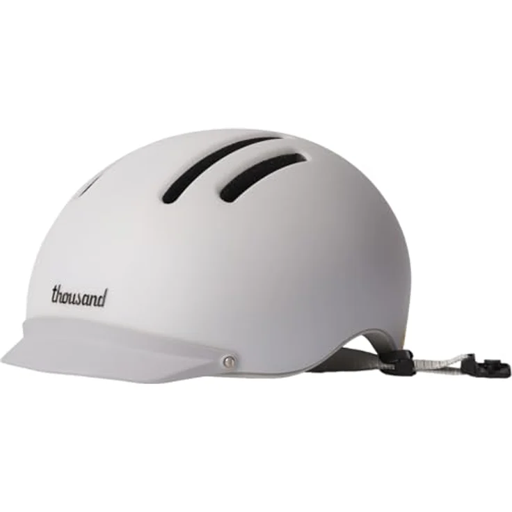 Thousand Chapter Metro L MIPS Fahrradhelm, Größe L 59-62 cm, Weiß, mit abnehmbarem Rücklicht und Premium-Visier – Bild 2