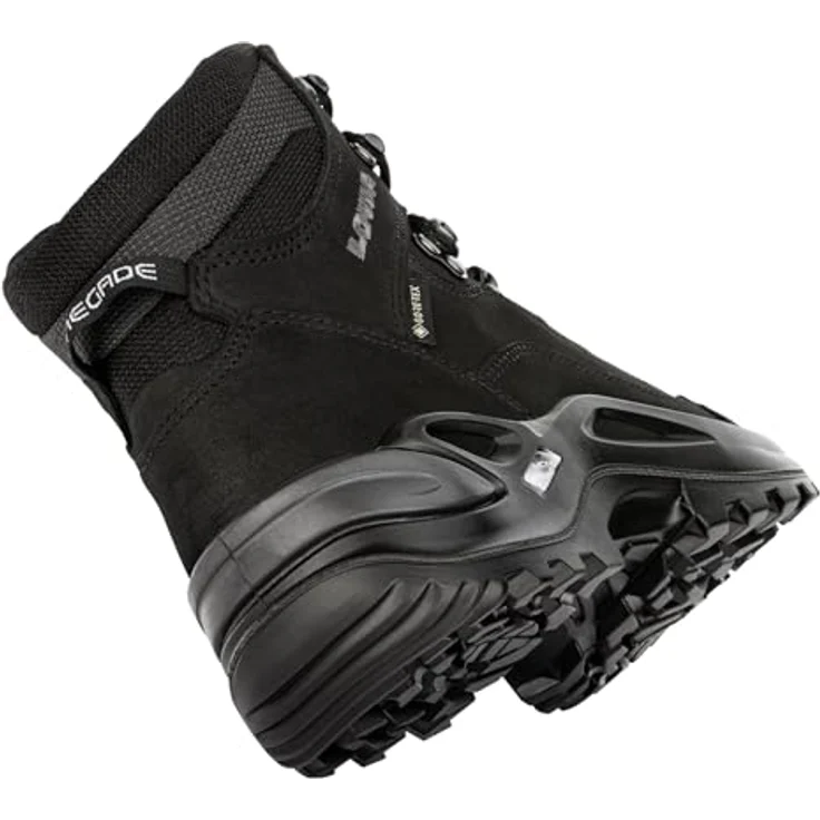 LOWA Renegade GTX Mid Ws, Wanderschuhe für Damen mit GORE-TEX® Futter, tiefschwarz, Größe 39.5 – Bild 2