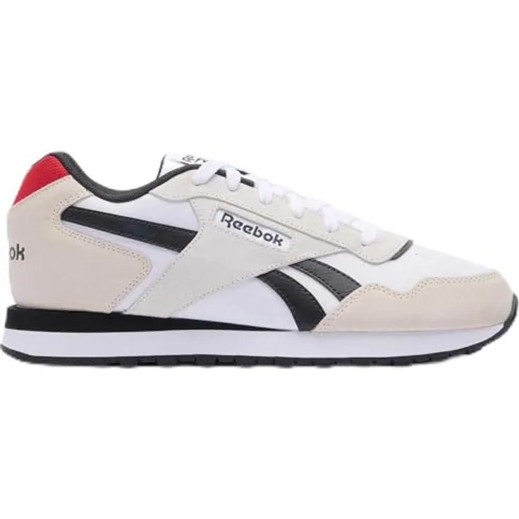 Reebok Classics Glide, Laufschuhe für Herren mit atmungsaktivem Obermaterial und rutschfester Gummi-Sohle, Weiß, EU 39