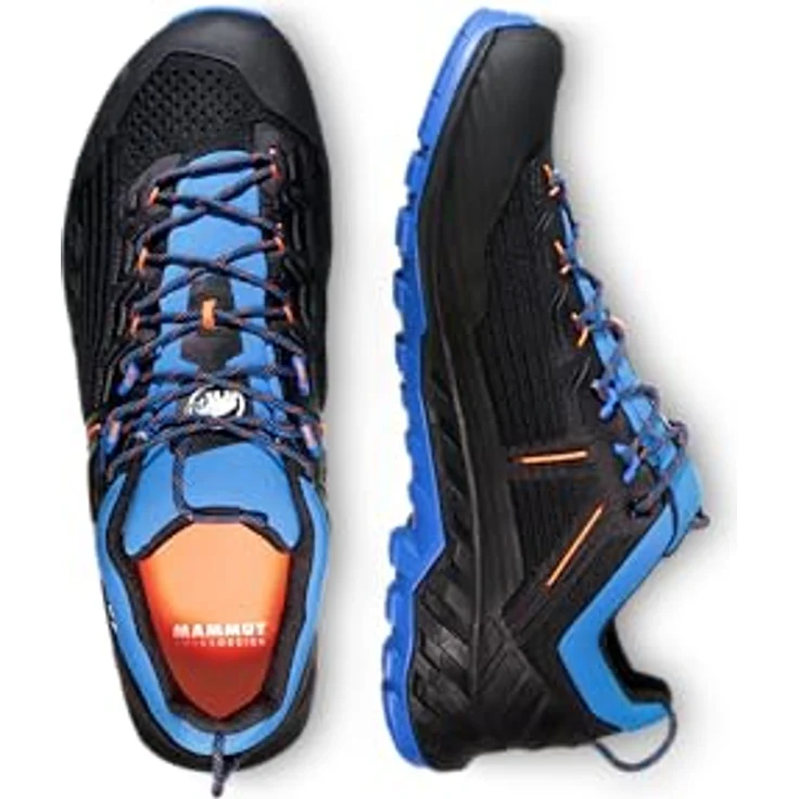 Mammut Alnasca Knit III Low GTX Men, Herren Wanderschuhe mit GORE-TEX Membran, Vibram Megagrip, Schwarz – Bild 4