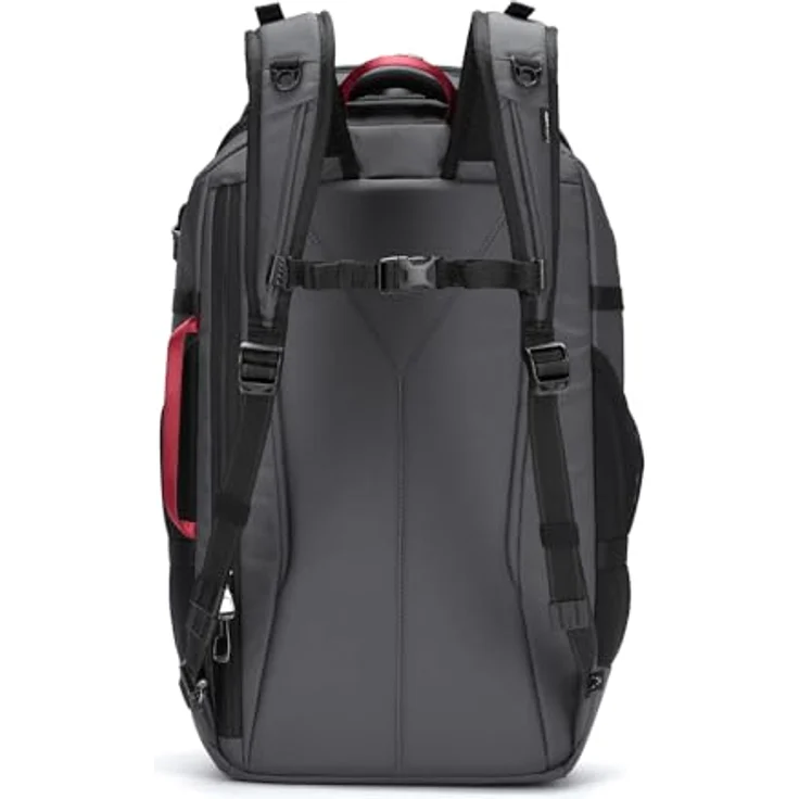 Pacsafe Venturesafe EXP35, Wanderrucksack mit RFID-Schutz, Laptopfach für 15 Zoll, grau, 52 cm – Bild 3
