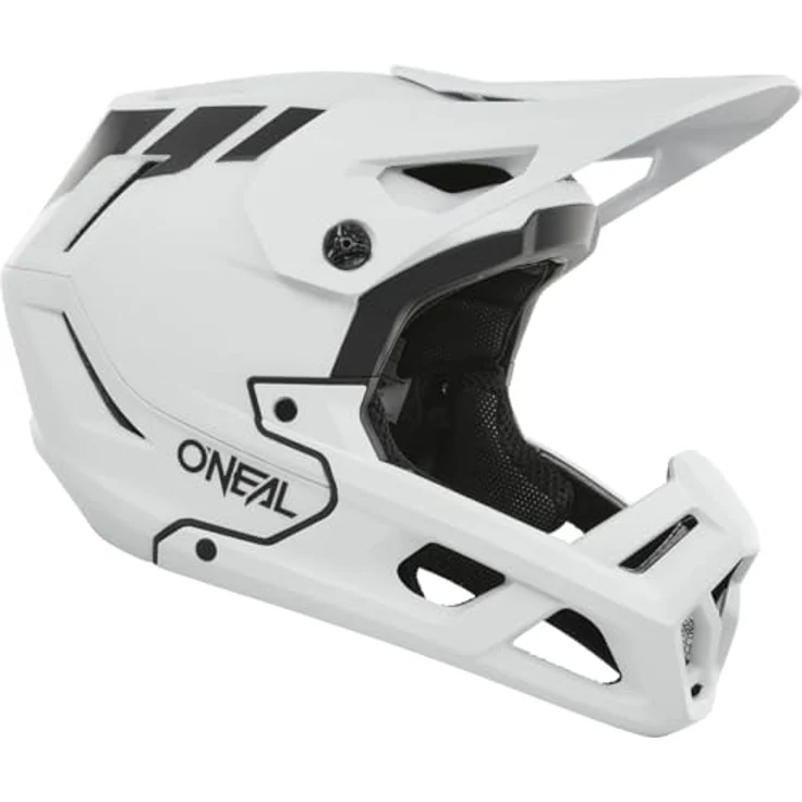 O'Neal Helm SL1 CREST, leichtgewichtiger Enduro Full-Face Helm mit optimaler Ventilation, weiß/schwarz, Größe XL – Bild 7