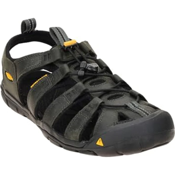 KEEN Clearwater Leather CNX Wanderschuhe für Herren, Schwarz, Leder, Gummi, Größe EUR 43 – Bild 4
