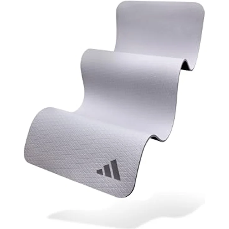 adidas Yogamatte 10 mm, rutschfeste Yogamatte aus 50 % recycelten Materialien, 183 x 61 cm – Bild 4