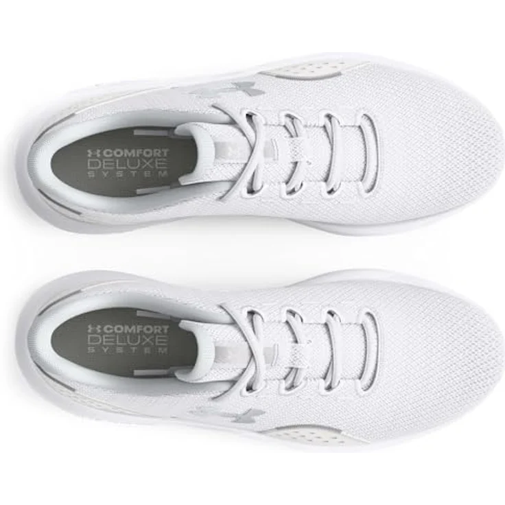Under Armour Ua W Charged Surge 4, Damen Laufschuhe, atmungsaktiv, Dämpfung, weiß, 44 EU – Bild 6