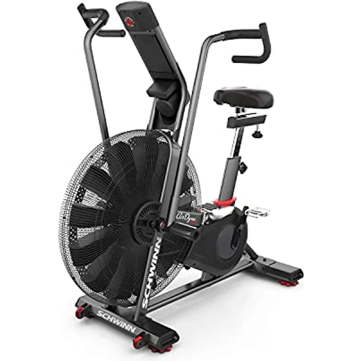 Schwinn Airdyne AD8, Profi-Fitnessbike mit grenzenlosem Luftwiderstand, LCD-Konsole mit Watt-Anzeige, Trainingsprogramme für HIIT, max. Benutzergewicht 160 kg, Trinkflaschenhalterung, Crossfit Trainer