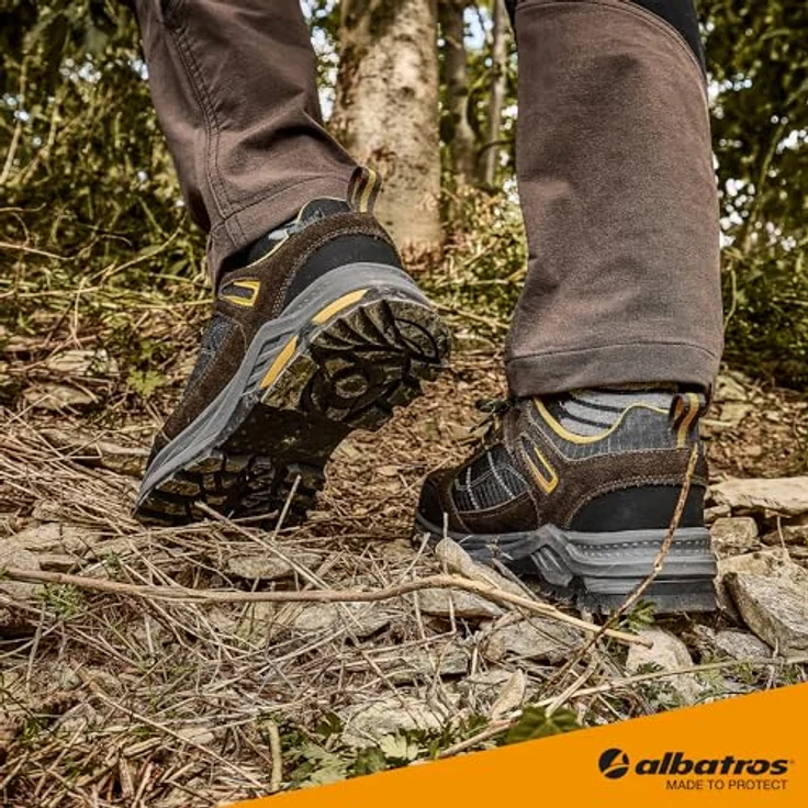 Albatros EIGER CTX LOW Trekkingschuh, Größe 45, braun – Bild 5