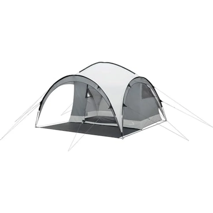 Easy Camp Kuppelzelt für 6 Personen, leicht und vielseitig, 12 kg, mit überdachtem Wohnbereich und Schlafraum, Packmaß 66 x 22 cm – Bild 1