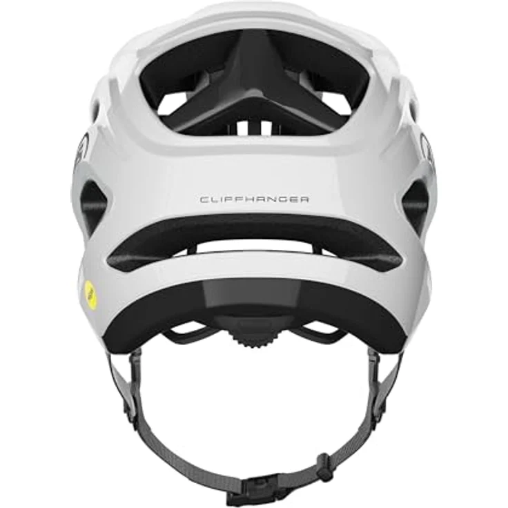 ABUS MTB-Helm CliffHanger MIPS, Fahrradhelm mit MIPS Aufprallschutz und großen Lüftungsöffnungen, Weiß Glänzend, Größe S – Bild 3