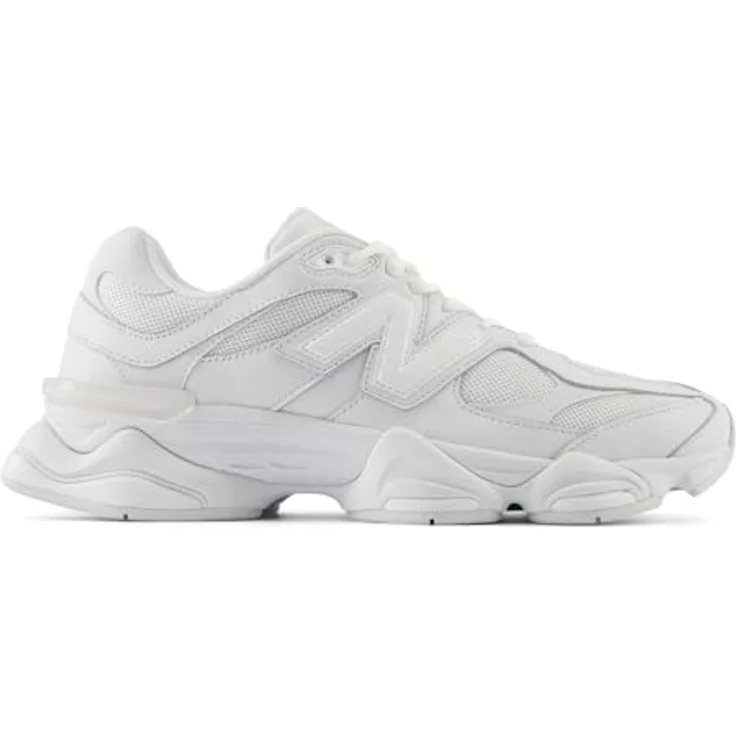 New Balance 9060 'Dreifach Weiß', Unisex Sneaker mit ABZORB-Fersendämpfung und rutschhemmender Laufsohle, U9060NRJ – Bild 2
