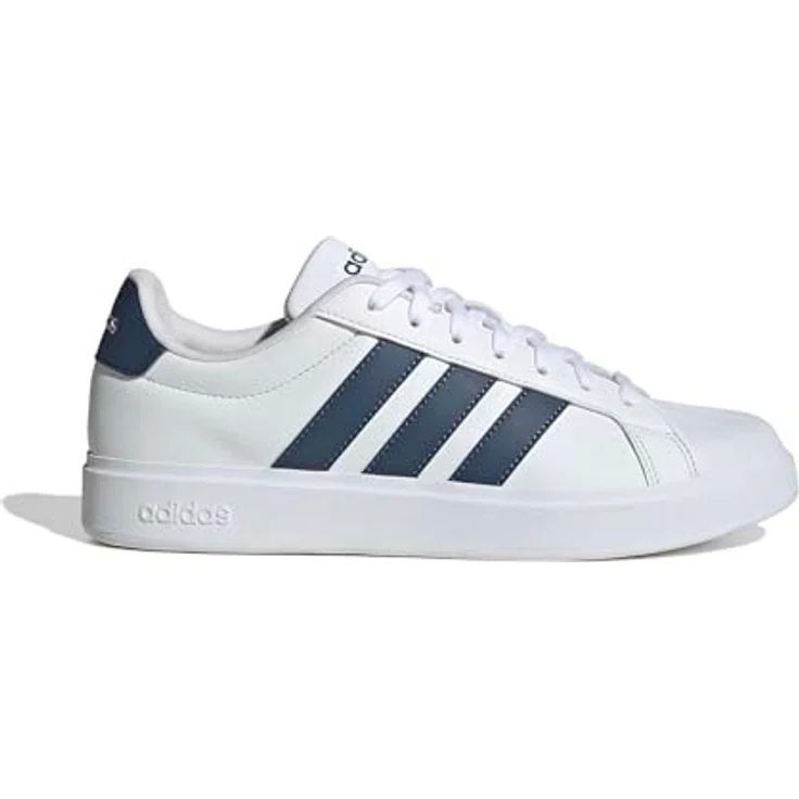 adidas Herren Streettalk Shoes, Synthetik-Obermaterial, Schnürverschluss, FTWR White/preloved Ink, 46 EU – Bild 2