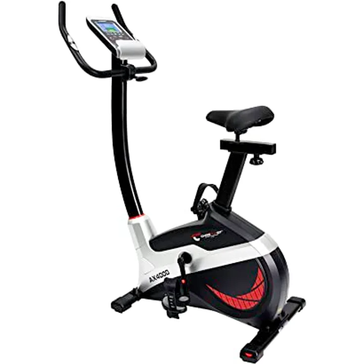 Christopeit Sport Ergometer Heimtrainer AX 4000-24-Stufig, bis 150kg Gewicht und 195cm Größe - 8kg Magnet-Bremssystem