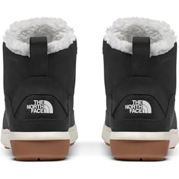 The North Face W SIERRA MID LACE WP, Wasserdichter und wärmender Wanderschuh für Damen mit knöchelhohem Schaft, Gummi-Sohle und Leder-Obermaterial – Bild 4
