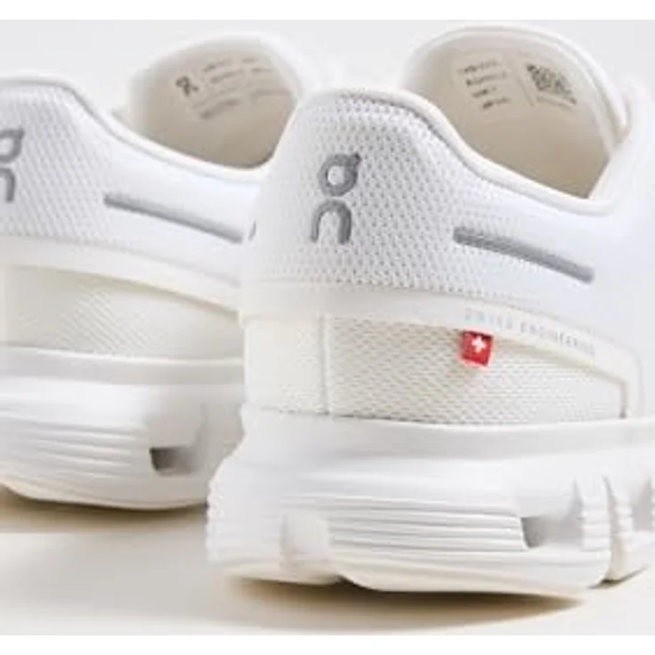 ON Running Cloud 6, Damen Sneakers aus atmungsaktivem Mesh mit CloudTec®-Dämpfung, Weiß, EU 42 US 10 – Bild 4