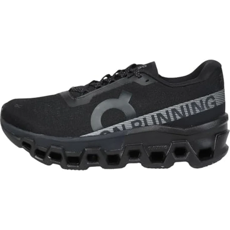 ON Running Cloudmonster 2, Herren Laufschuhe mit Helion™ Superfoam und CloudTec®-Dämpfung, Black-Black, EU 41 US 8 – Bild 6