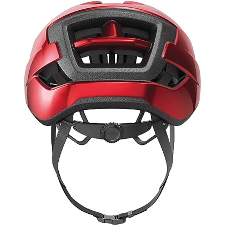 ABUS Rennradhelm WingBack, leichter Roadhelm mit optimaler Belüftung und Zoom Ace Verstellsystem, rot, Größe S – Bild 3