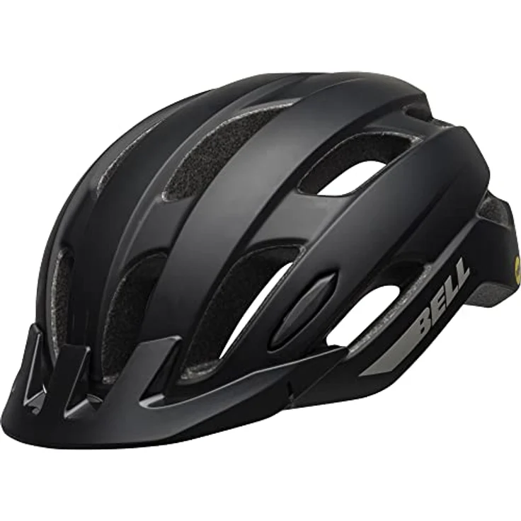 Bell Trace LED, Fahrradhelm in matt Schwarz mit Ergo Fit, LED-Rücklicht und 16 Belüftungsöffnungen – Bild 2
