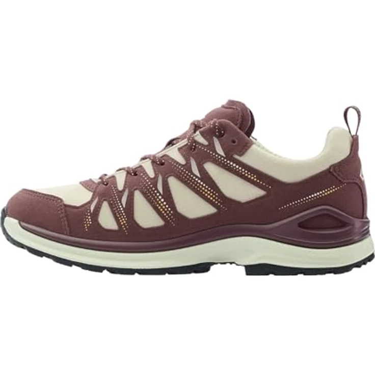 Lowa Damen Walkingschuhe Innox Evo II GTX Ws, winddicht und wasserfest, GORE-TEX®, Bordeaux/Ton – Bild 3