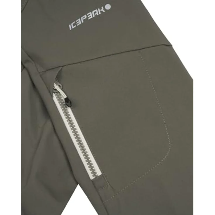 Icepeak Bathgate Granit, Softshellskijacke mit A.W.S Active-Technologie, wind- und wasserdicht, schwarz – Bild 7