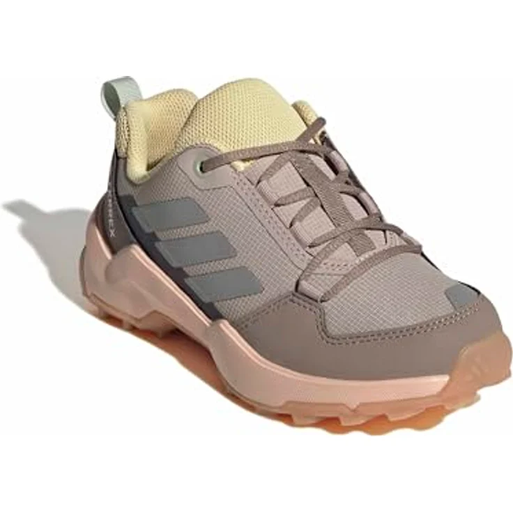 adidas Terrex AX4r, Kinder Laufschuh in braun mit dämpfender Zwischensohle und griffiger Traxion Außensohle, aus recycelten Materialien – Bild 5