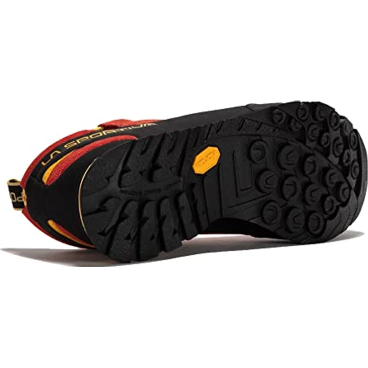 La Sportiva Boulder X, Wanderschuh mit grippiger Sohle und patentiertem Schnürsystem, rot, Schuhgröße 45 – Bild 5