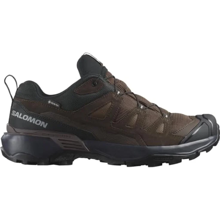 Salomon X ULTRA 360 LEATHER GORE-TEX, wasserdichter Wanderschuh für Herren mit flexiblen niedrigen Schaft und profilierter Gummi-Sohle – Bild 3