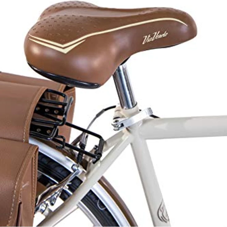 Via Veneto by Canellini Fahrrad Rad Citybike CTB Herren Vintage Retro Stahl (Beige, 54) – Bild 2