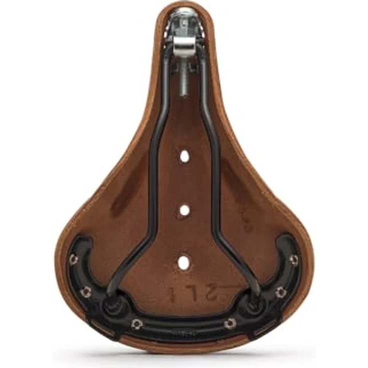 Brooks England, Velosattel für Touren, ungefederte Ausführung mit schwarzem Untergestell – Bild 4
