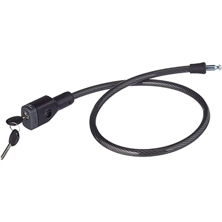 Abus Kabelschloss 85 cm, 12 mm starkes Stahlkabel mit Kunststoffummantelung, individuell einstellbarer Zahlencode, inkl. zwei Schlüssel – Bild 2