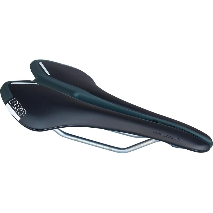 PRO Bike Gear Falcon Crmo, Velosattel für Rennrad/Cyclocross, 142/152 mm mit anatomischer Aussparung und PU-Polsterung