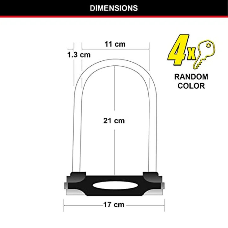 Master Lock Veloschloss mit Schlüssel, robust und sicher in Schwarz – Bild 6
