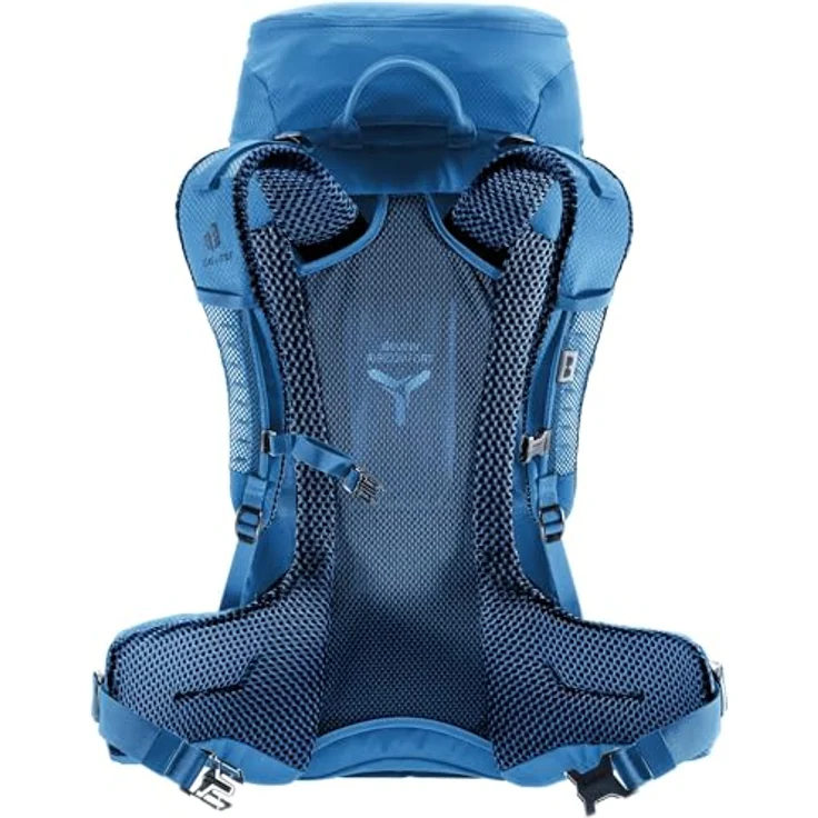 deuter Futura 26 Wanderrucksack mit Aircomfort Netzrücken, Regenhülle und ergonomischen Schulterträgern, 1300 g, Schwarz – Bild 3