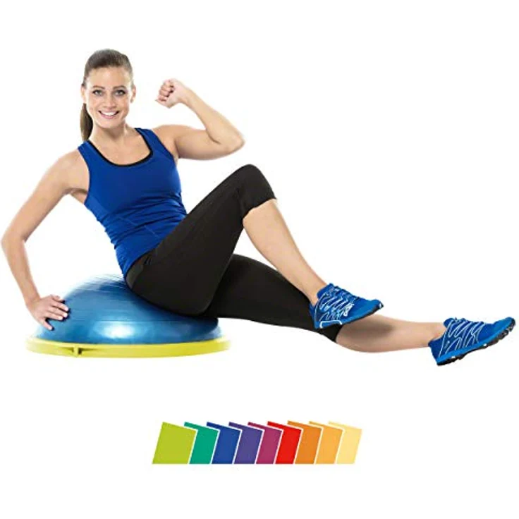 Artzt BOSU Balance Trainer Sport 50 cm belastbar bis 136kg Gleichgewicht – Bild 1