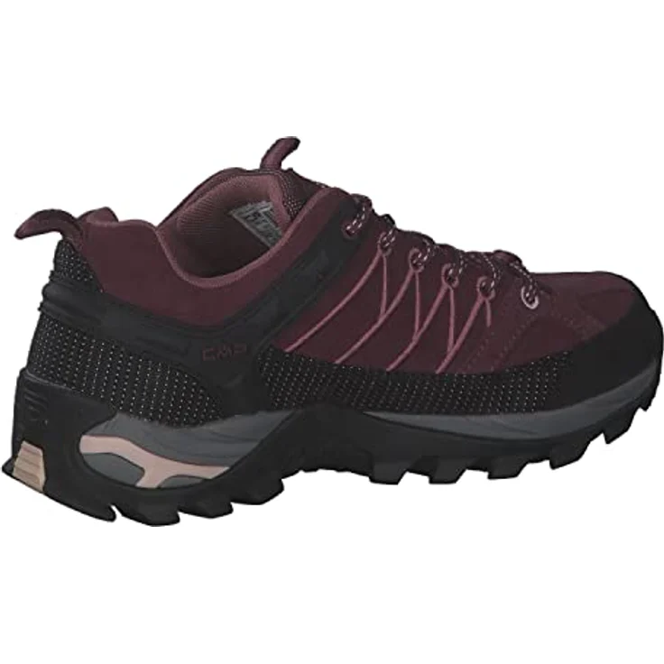 CMP Rigel Low 3Q13246 Damen Trekking Schuhe, wasserfest mit Clima Protect® und CMP FullOn GRIP, Veloursleder – Bild 7