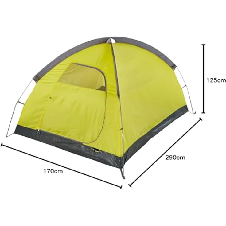 Salewa Kuppelzelt 3 Personen, super leicht, 3 kg, 1500 mm Wassersäule, ideal für Hiking und Trekking – Bild 5