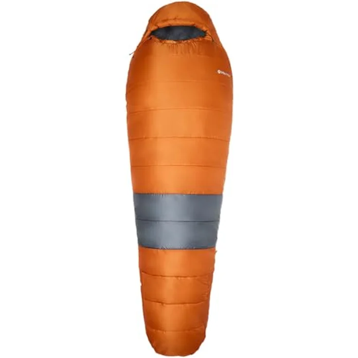 Marmot Trestles Elite Eco 0, Schlafsack mit exzellenter Wärmeisolierung, leichtes Kunstfaser-Material, Tangelo – Bild 2