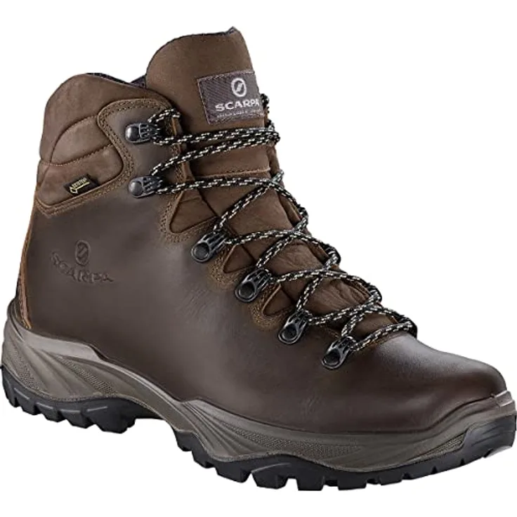 Scarpa Terra GTX Herren Wanderschuhe, braun, mit Energy 2-Sohle für hohen Komfort und Trittsicherheit, Größe 43