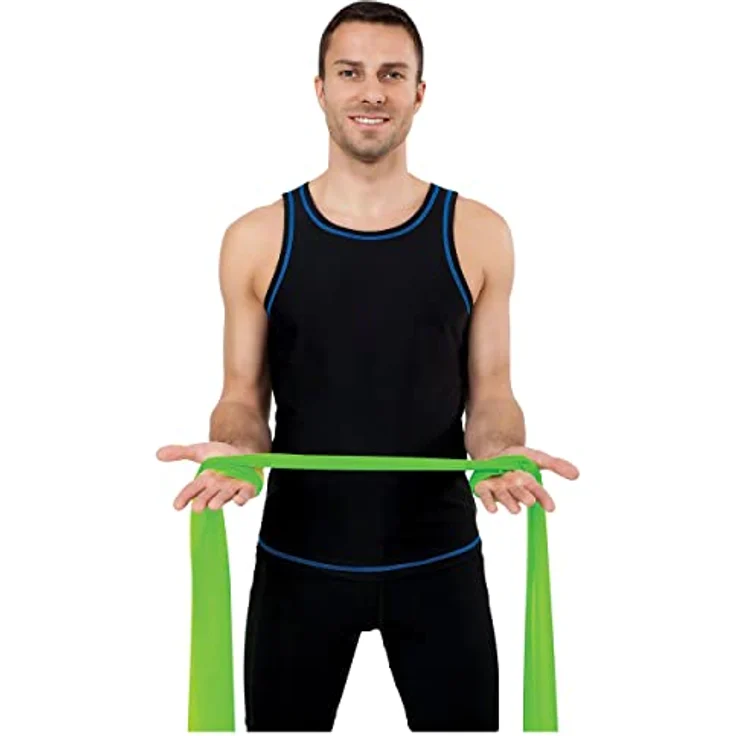 Sanctband Trainingsband 5,5m Limette - mittel, hypoallergen, langlebig und puderfrei für vielseitiges Widerstandstraining – Bild 4