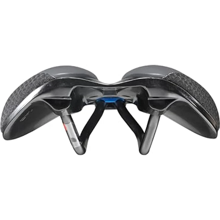 Selle Italia NOVUS Boost EVO X-Cross TM Superflow Sattel, grau, mit Superflow-Zentralausschnitt für optimale Druckentlastung und stabiler Formgebung – Bild 4