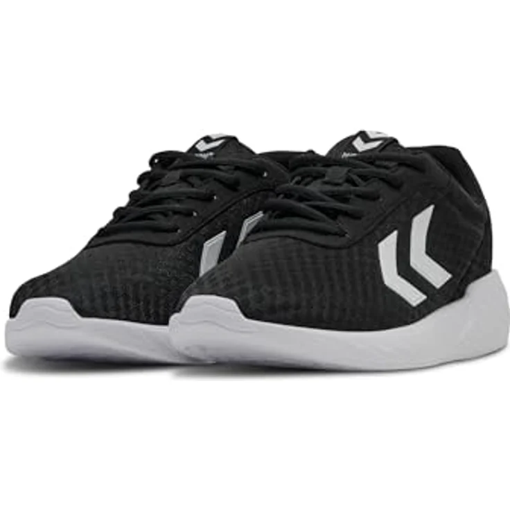 Hummel Legend Breather Sneaker, knöchelhohe Laufschuhe mit Aerotech-Technologie und EVA-Laufsohle, schwarz/weiß, Größe 37 EU – Bild 4