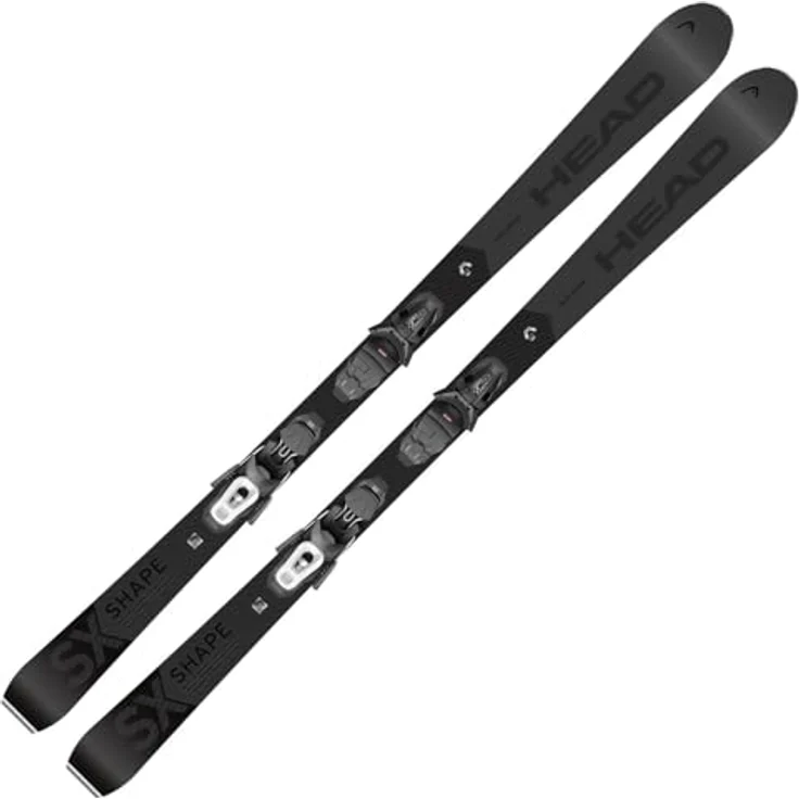 HEAD Shape SX Black Edition, Alpinski Pistenski mit Speed Rocker und PR11 GW Gripwalk Bindung, für Fortgeschrittene und Könner, Carvingski für präparierte Piste (177 cm) – Bild 1
