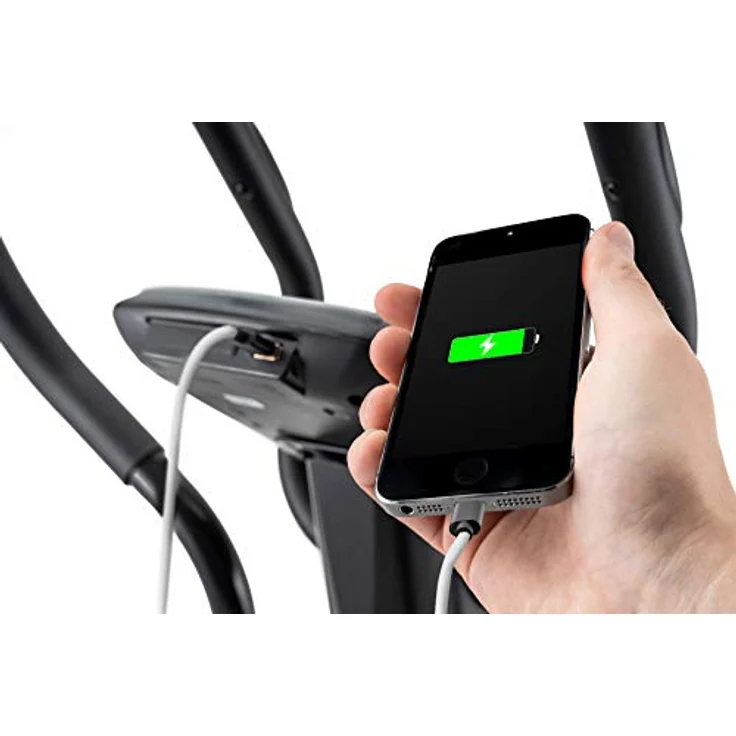 HS HOP-SPORT HS-060C Ellipsentrainer Ergometer - Crosstrainer für Zuhause mit App-Steuerung, HRC-Funktion, 16 Widerstandsstufen - Elliptical Trainer max. Benutzergewicht 150 kg blau – Bild 5