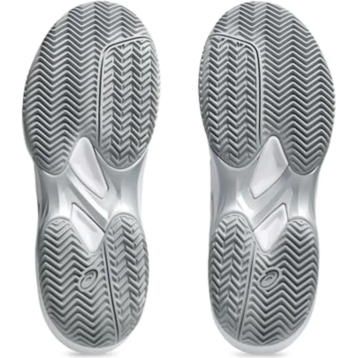 Asics Game FF 1042A282101, Tennisschuhe für Sandplatz mit optimalem Grip, Weiß/Silber – Bild 6